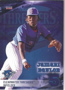 2022 Choice Clearwater Threshers #3 Jamari Baylor Philadelphia Phillies