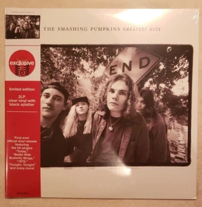 2LP The Smashing Pumpkins Greatest Hits  Clear Vinyl With Black Splatter - Picture 1 of 2