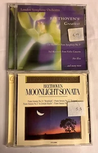 Beethoven's Greatest Symphony No 5 ~ Moonlight Sonata CD's Estate Sale - Imagen 1 de 3