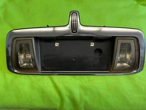 00 01 02 LINCOLN LS Trunk Trim Garnish Chrome License Plate Surround - Picture 1 of 5