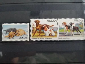 US stamps Dogs MNH 1984 - Picture 1 of 1