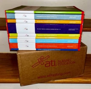 ATI RN NURSING EDUCATION~CONTENT MASTERY SERIES~REVIEW MODULE~9 BOOKS~2021~NEW - Bild 1 von 2