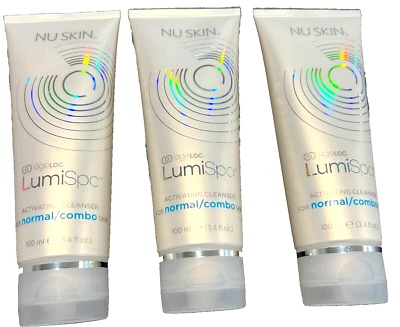 3 PACK Nu Skin Nuskin AgeLoc LumiSpa activating cleanser 100ml - Image 1 of 4