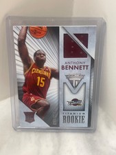 2013-14 Panini Titanium Rookie Jerseys #21 Anthony Bennett Jersey /325