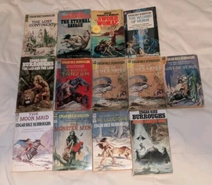 Edgar Rice Burroughs 13 Book Paperback lot - Picture 1 of 2