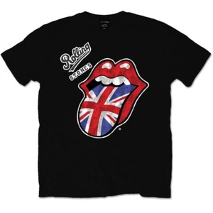 Camiseta unisex de los Rolling Stones: lengua británica vintage - licencia oficial - Imagen 1 de 1