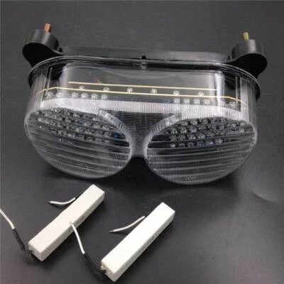 Luz de freno trasera LED transparente señal de giro para 2000-2003 2001 02 Kawasaki ZR-7 ZR-7S Foto 1 de 4
