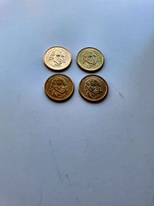 LOT OF 4 2007 James Madison - United States One Dollar Coin 1809 - 1817 - Picture 1 of 5