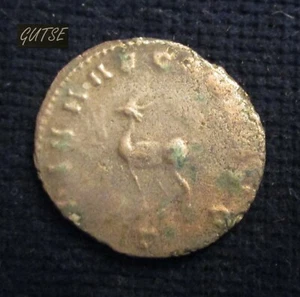 ROMAN EMPIRE-74, GALLIENUS, ANTONINIANUS 253-268 A.D., D.R. SEAR 10200, VF - Picture 1 of 2