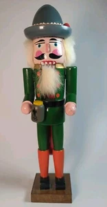 Christmas Nutcracker 14” German With Beer Stein Lederhosen Vintage Enesco - Picture 1 of 7