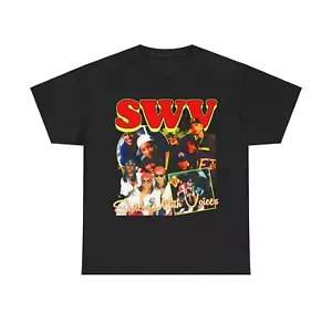 SWV Sisters With Voices R&B Legends Vintage-Stil Unisex schweres Baumwoll-T-Shirt - Bild 1 von 9