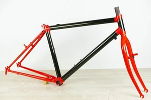 NOS 26" STEEL CARBON STEEL LUGS FRAME 17" SMALL S MOUNTAIN BIKE MTB VINTAGE 90s - Picture 1 of 21