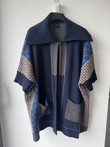 MADELEINE Cape, Überwurf BlautöneGr.XXL, 48-54, oversized - Bild 1 von 17