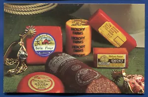 Hickory Farms of Ohio Beef Stick Advertising Postcard - Picture 1 of 2