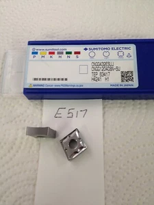 10 NEW SUMITOMO CNGG 432ESUJ CARBIDE INSERTS.  CNGG 120408N-SU.  GR: H1.  (E517) - Picture 1 of 1