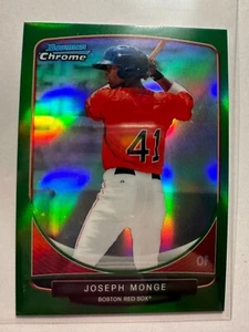 K53,313 - 2013 Bowman Chrome Mini Green Refractors #73 Joseph Monge #/75 - Picture 1 of 1