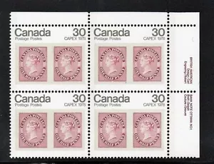 CANADA 1978 #755 30¢ Stamp CAPEX - UR corner plate block MNH - Picture 1 of 1