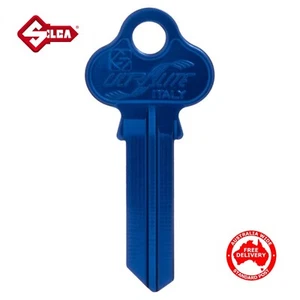 SILCA Ultralite Keyblank Lockwood ,Key Blank-DARK BLUE Free Postage! - Picture 1 of 5