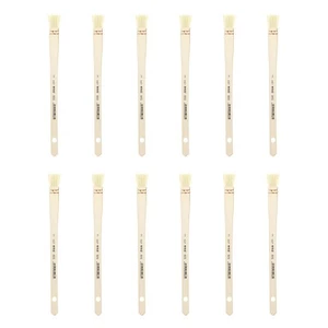 Lot of 12Pc #2 XDT Artist Hake Painting Brush Premium Goat X-Long Handle - Picture 1 of 7