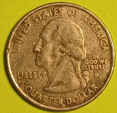2001 D Rhode Island State Quarter Cent Coin - Image 1 of 4