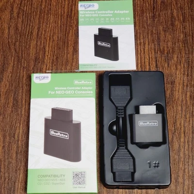 BlueRetro NEO-GEO Bluetooth Adapter Wireless Controller MVS / AES / CD / CDZ Gun - Image 1 of 4