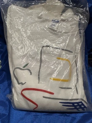 Sudadera De Colección Apple Macintosh Emblema Picasso Nueva, XL Foto 1 de 4