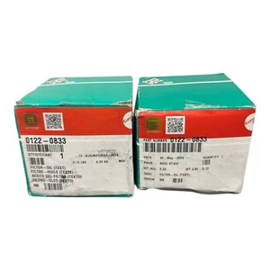 Cummins Onan OEM Genuine Oil Filter 0122-0833 New 2 Pack - Picture 1 of 3