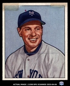 1950 Bowman #220b LEO DUROCHER New York Giants LOW GRADE - Picture 1 of 2