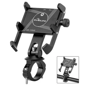 Aluminum Bike Phone Mount Holder - 360° Adjustable Bicycle Cell Phone Holder ... - Picture 1 of 7