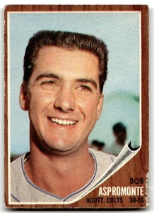 Topps Bob Aspromonte 1962 #248 dañado - Imagen 1 de 2