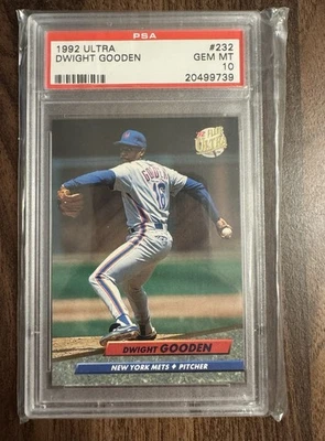 1992 Ultra Dwight Gooden #232 Psa 10 Gem Mint Mets - Image 1 of 2