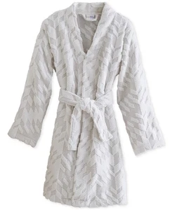 Hotel Collection Women Mesa Sculpted 100% Cotton Robe Size Small / Medium - Picture 1 of 1