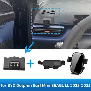 Support Téléphone Voiture pour BYD Dolphin Surf Mini SEAGULL 2023 2024 2025 Support GPS - Photo 1 sur 14