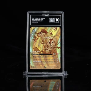 Chip 'n' Dale Enchanted #205 TAG Grade 10-Disney Lorcana - Picture 1 of 2