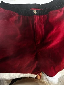 Chubbies Shorts Herren XL rot weiß Ol St. Nicks 5,5" Santa Urlaub Kunstfellbesatz - Bild 1 von 4