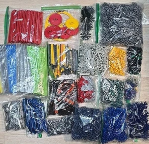 Large Lot of Knex Connectors Roller Coaster Parts Straight Curved 4 Way K'nex - Picture 1 of 24