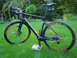 CUBE Agree C:62 Carbon Rennrad Race Disc, schwarz-orange, Größe 56 * Neuer Preis - Bild 1 von 13