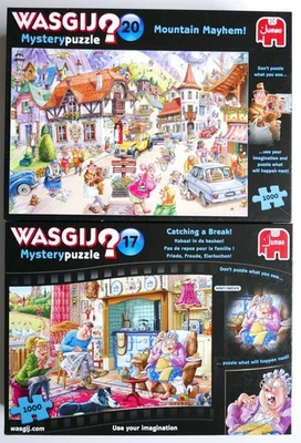 Two Wasgij Original 1000 Pieces Puzzles No. 17 and 20 - Image 1 of 3