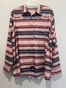 ARIAT Western VentTEK Stretch Button Up Shirt Sun Protection Fabric Size XXL New - Picture 1 of 8