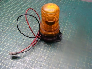 AMBER BEACON 12-110 VDC WITH 3 HIGH POWER LEDS PULL FROM RAYMOND EASI-OPC30TT - Bild 1 von 8