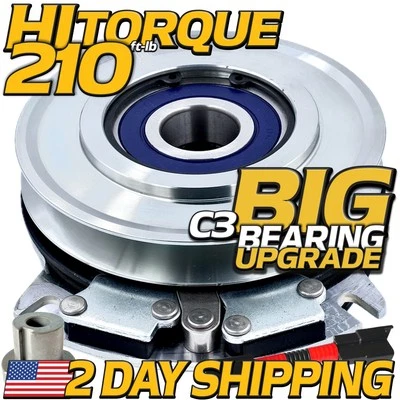 HD SWITCH HiTorque 210ftlb BIGBearing Billet Pulley PTO Clutch for Hustler 787366 787366K