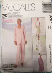 McCall's Sewing Pattern 9267 Size C: 10-14 Jacket, Top, Pants and Skirt Uncut - Picture 1 of 2