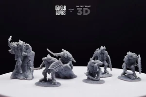 Beast Tamers Goblins of the cave Davale Games 3D Printed With High Quality Resin - Picture 1 of 14