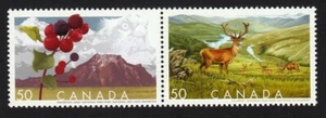 CANADA JOINT with IRELAND = BIOSPHERE RESERVES = DEER = PAIR Canada 2005 #2106a - Picture 1 of 1