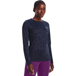 Under Armour Women's Tech Twist Crew Long-Sleeve T-Shirt, (411) Midnight - Picture 1 of 5