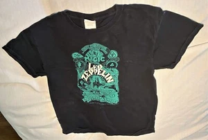 Hanes Led Zeppelin Electric Magic Blue Black Short Sleeve Shirt size Large - Picture 1 of 3