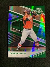 2020 Panini Elite Extra Edition Aspirations Green 195/499 Carson Taylor #137  LA
