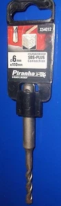 6 mm X54012 SDS Plus Bohrer Bit Piranha schwarz & Decker Ziegel Mauerwerk 110 mm lang - Bild 1 von 1