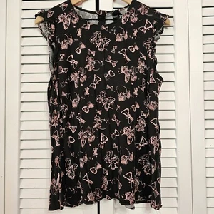 Torrid Disney Minnie Mouse Blouse Torrid Size 00 - Picture 1 of 8