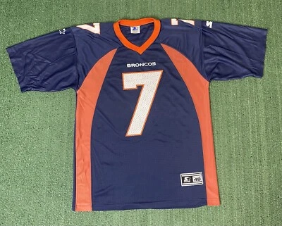 Винтажная футболка 1995 Stater Denver Broncos No7 John Elway размер 48/L - Изображение 1 из 4
